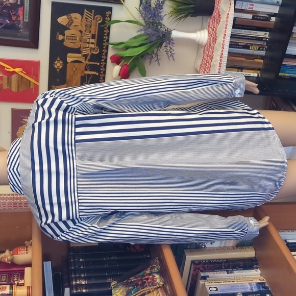 Striped Button-Up Shirt - Picture 6 of 8